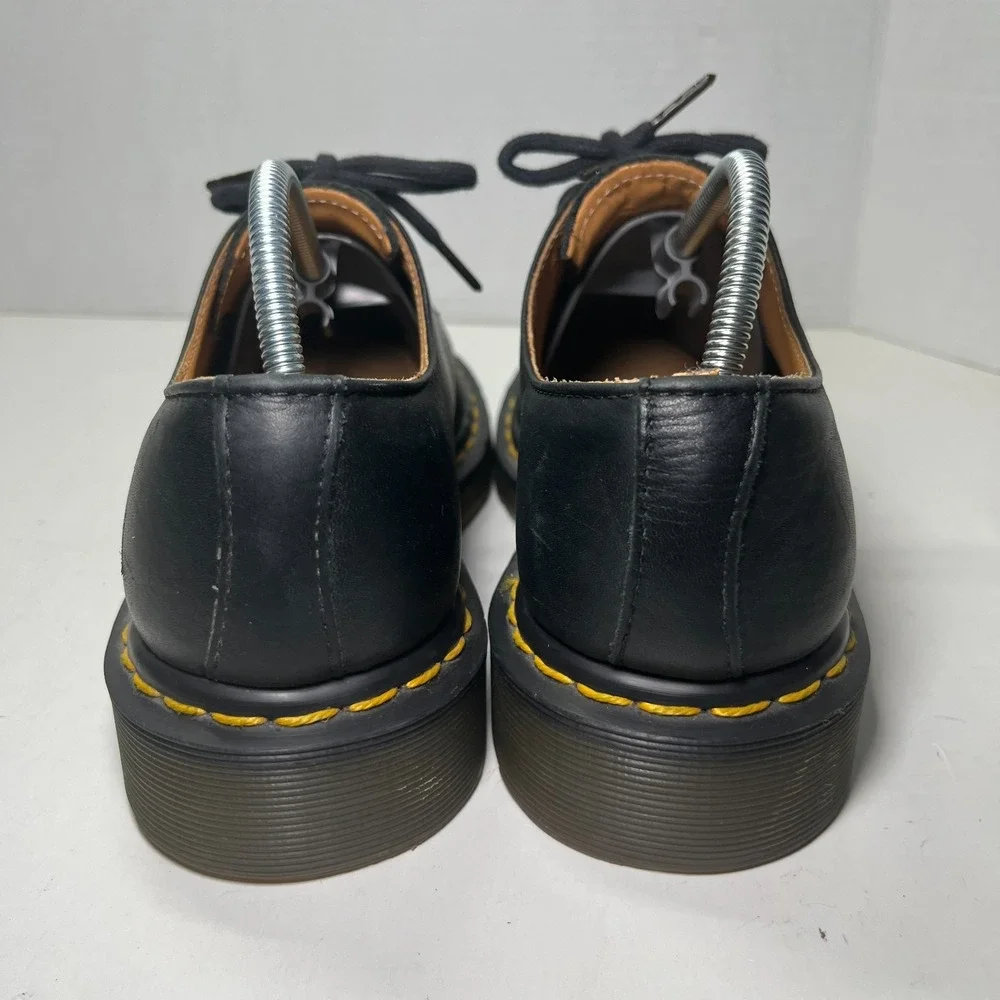 Dr. Martens 1461 For Life Men's 7 Black Leather Oxford Slip Resistant AW004